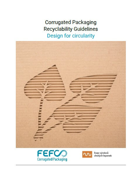 Pokyny pro recyklovatelnost obalů z vlnité lepenky – konstrukce pro cirkulární ekonomiku